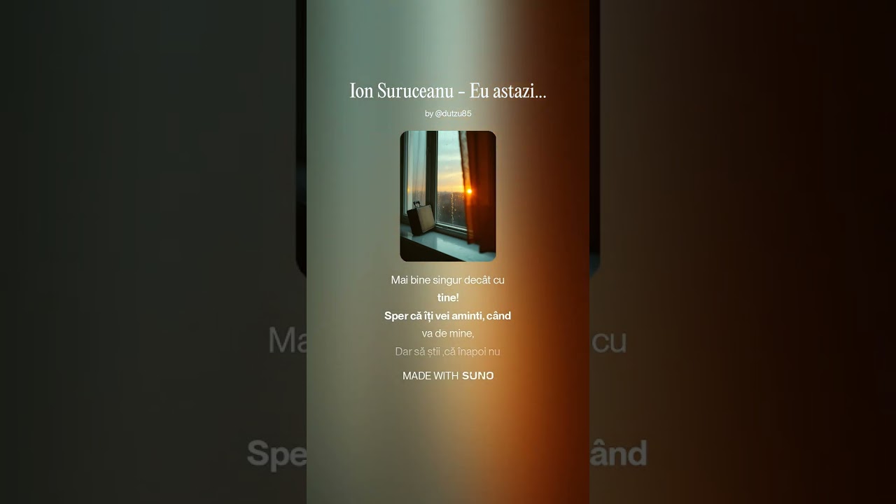 Ion Suruceanu   Eu astazi plec