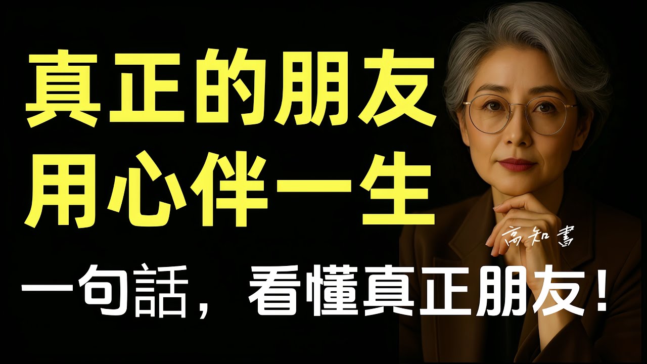 真正的朋友，不用甜言蜜語，而是在你最困難時，說出這六句話的人。|正能量 |貴人 情感共鳴 |人際關係 |人生感悟 |心裡學