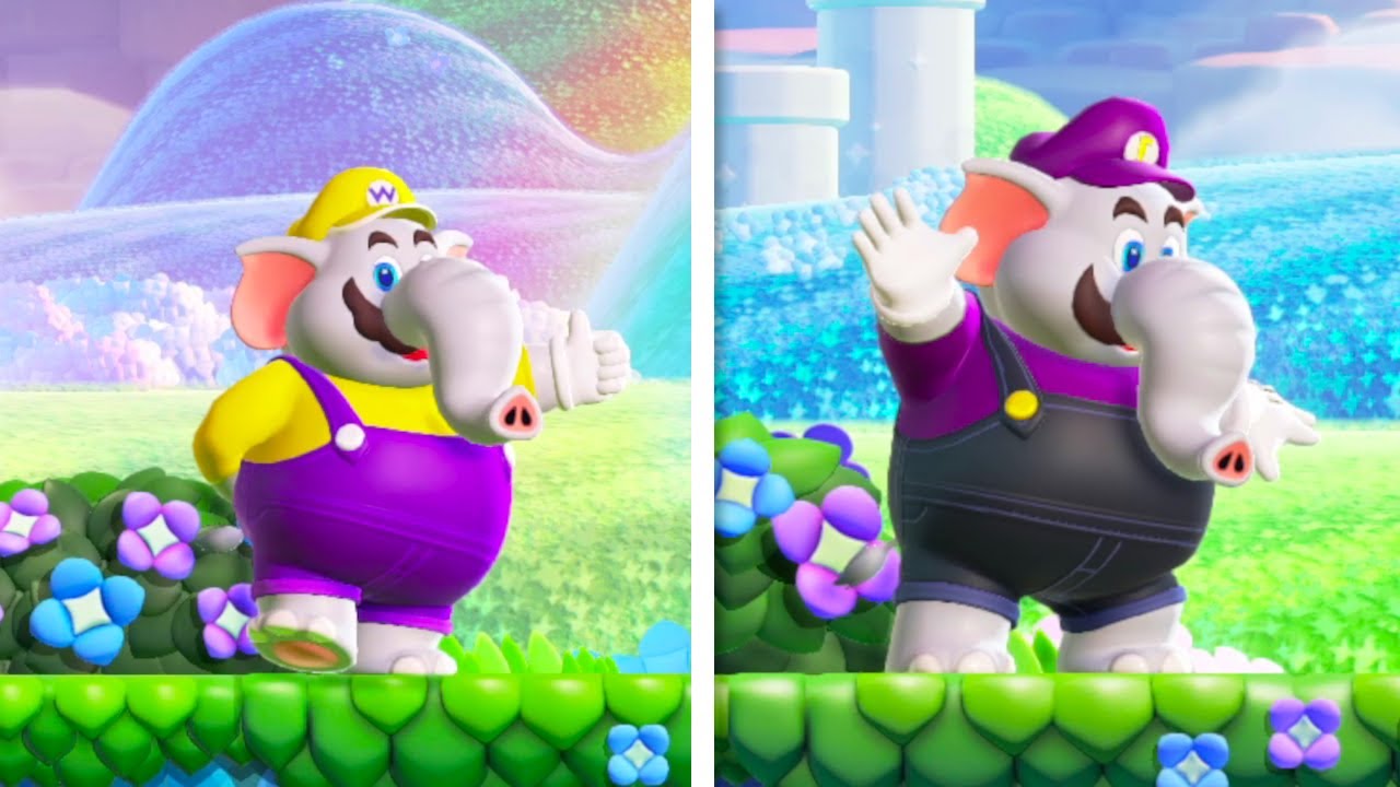 Playable Wario & Waluigi in Super Mario Bros. Wonder