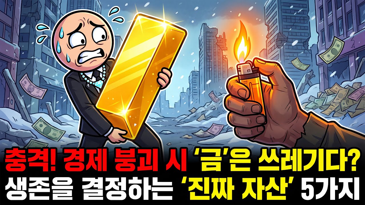 금 모으지 마세요. 경제가 무너지면 당신을 살리는 건 '이것'입니다