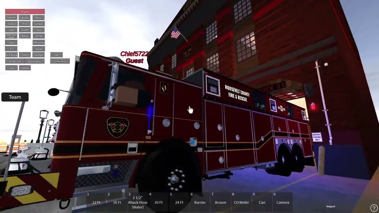Roblox fire department shift.