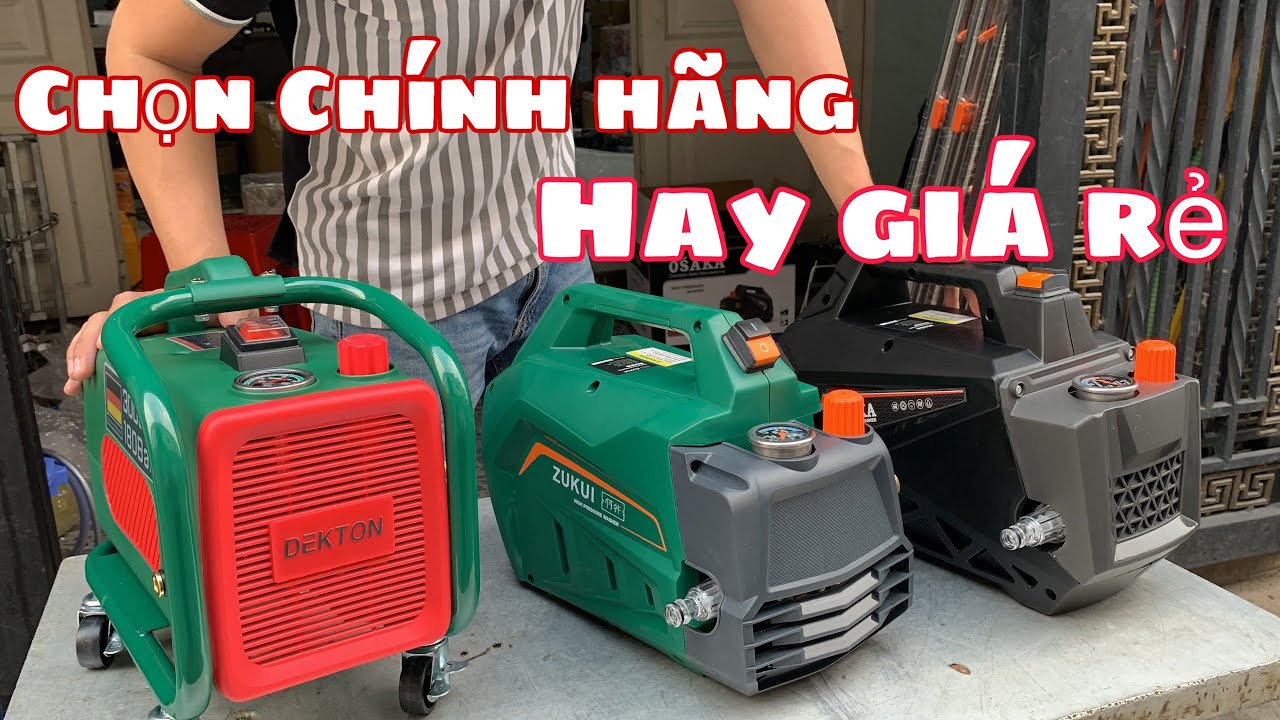 Máy rửa xe chính hãng và máy rửa xe giá rẻ có gì khác biệt ? ĐIỆN MÁY HUY HOÀNG |093388726
