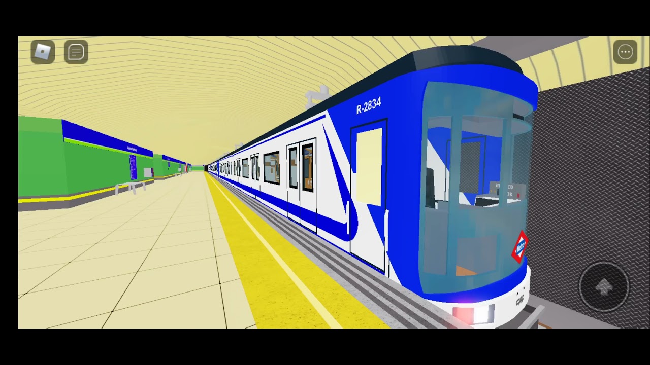 Metro de Madrid. Alonso Martínez en Roblox