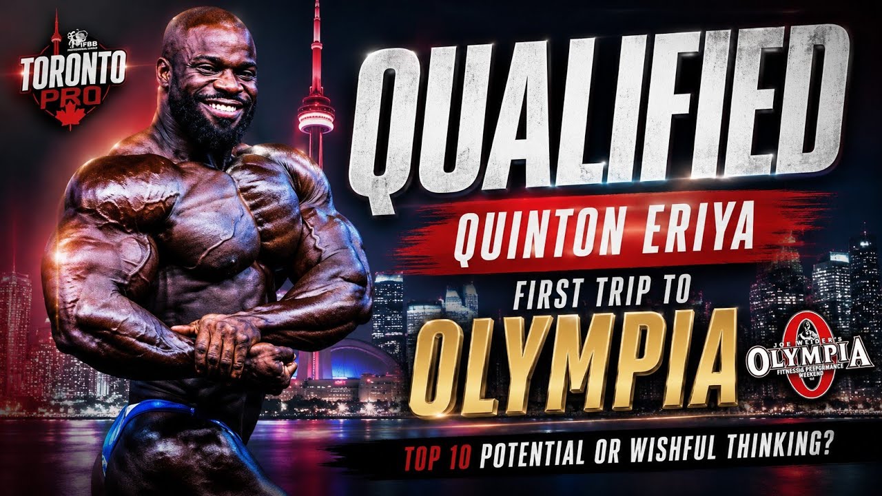 QUINTON ERIYA только что получил путевку на OLYMPIA! Квалифицировался на OLYMPIA... Но готов ли он?