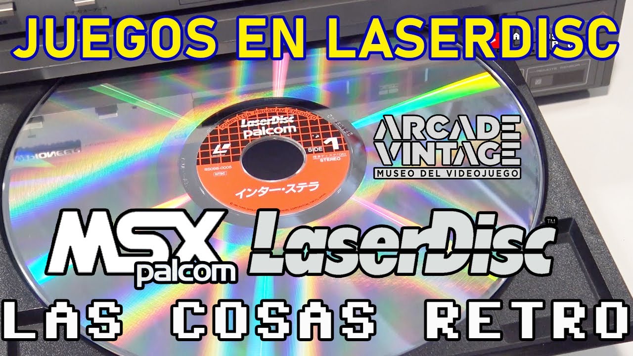 JUEGOS en LASERDISC 📀 PIONEER MSX Palcom | LaserActive