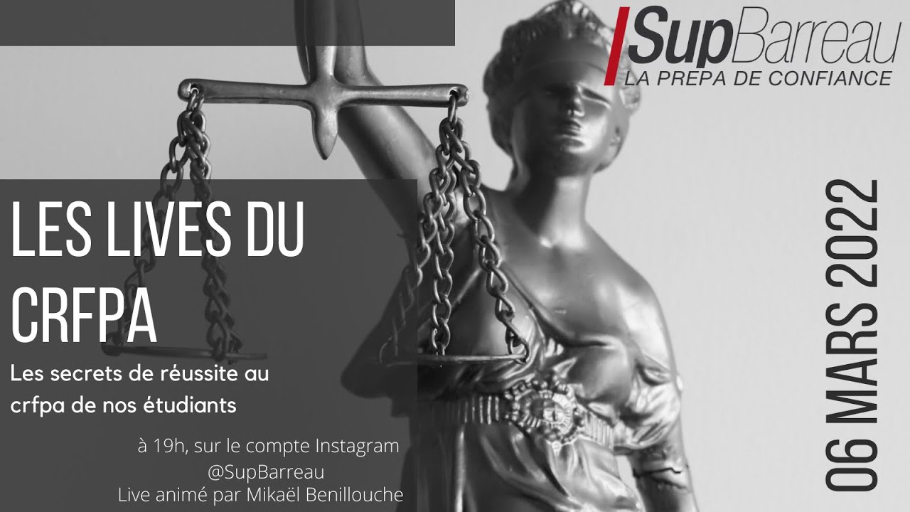 Live du CRFPA : 