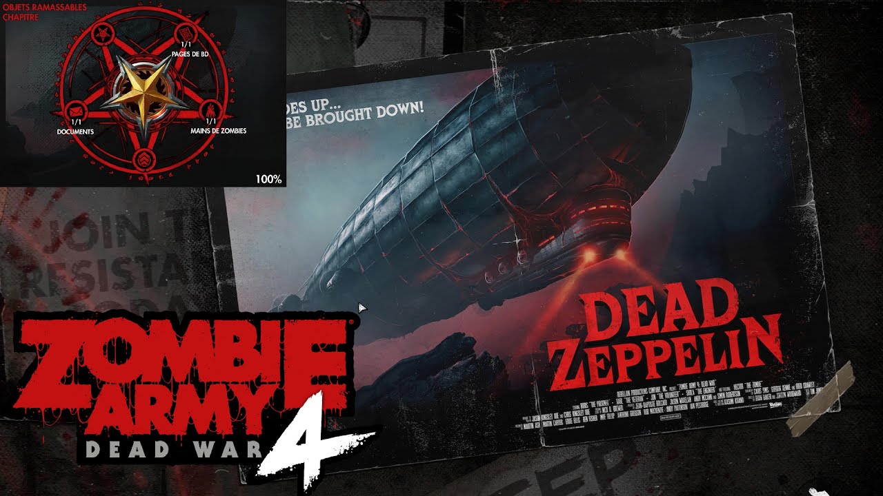 USINE 9 100 % Tous Objets Ramassables  Zombie Army 4 / DEAD ZEPPELIN