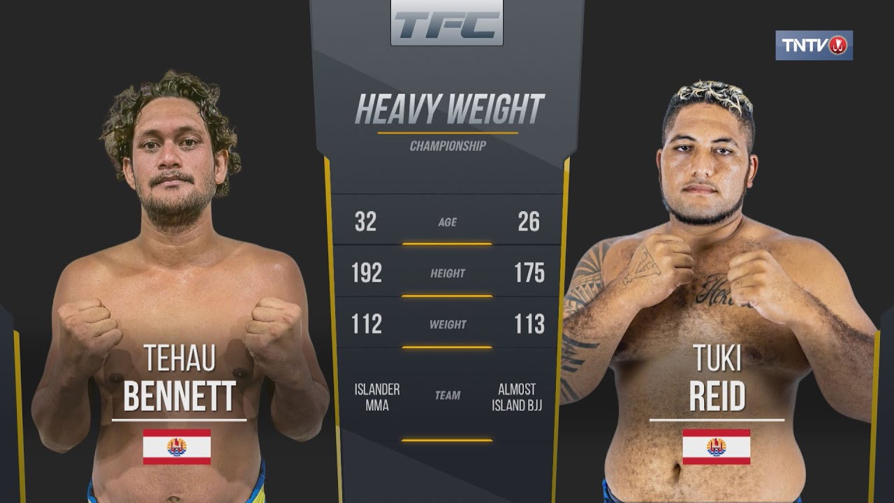 Tehau BENNETT vs Tuki REID (Tahiti Fighting Championship : Challenger Series)