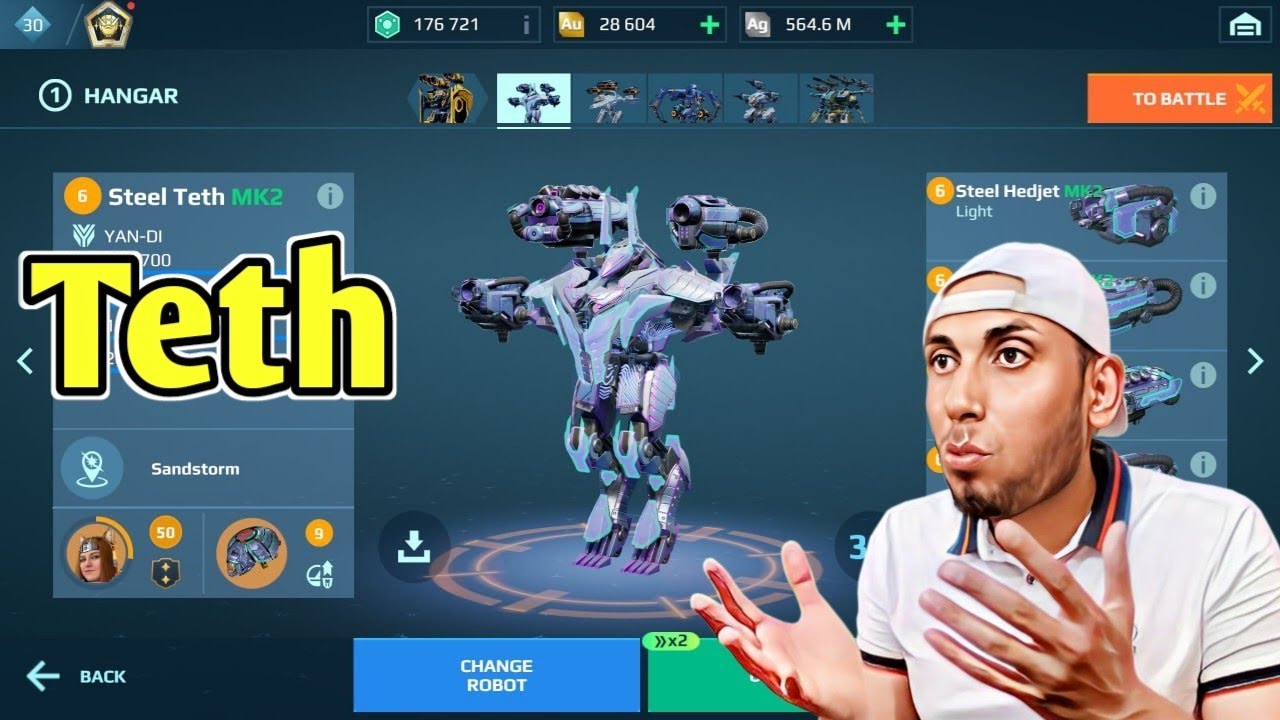 تجربة الروبوت تيث وشرح الاحداث War Robots