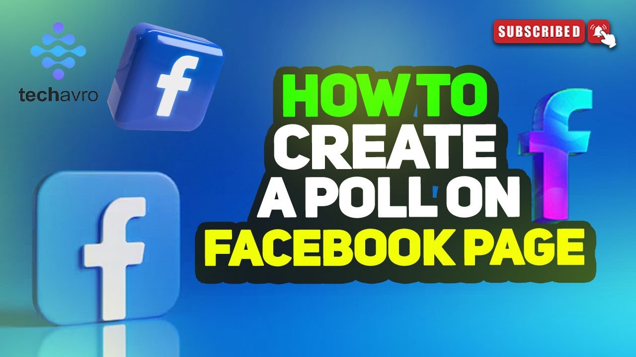 How To Create A Poll On Facebook page 2025