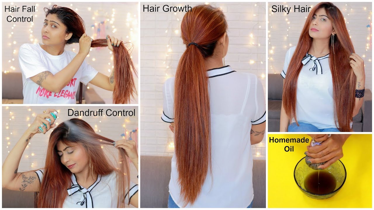 Best Homemade oil for Fast Hair Growth, Hair Fall Control & Healthy Thick Hair | Rinkal Soni