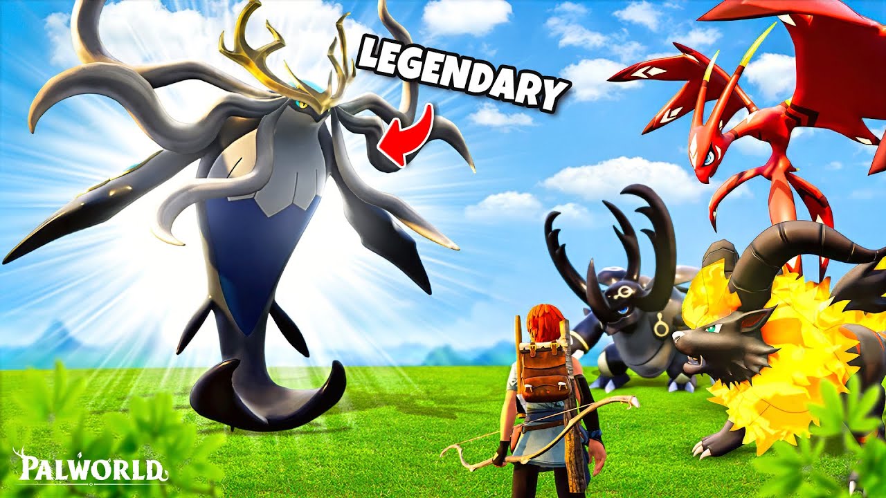 FIRST LEGENDARY BOSS CAPTURED! Crazy New Pals, Boss Fight | Palworld SMP episode 2
