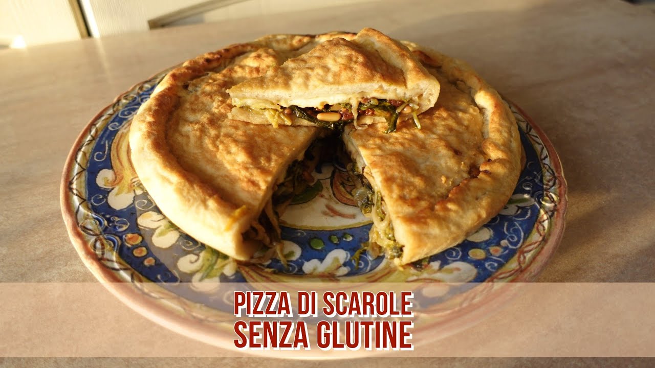 PIZZA DI SCAROLA SENZA GLUTINE-Impasto con Farine Naturali