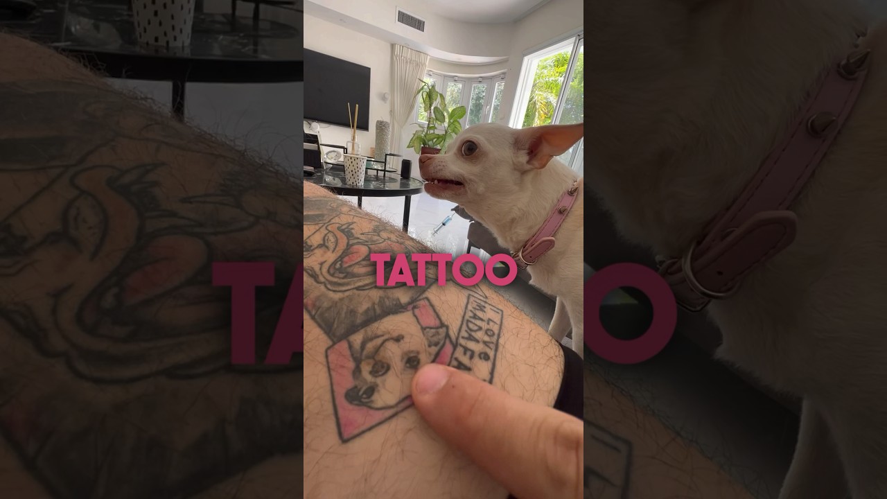 I made a Tattoo of my dog😱😱😱!!!!!
