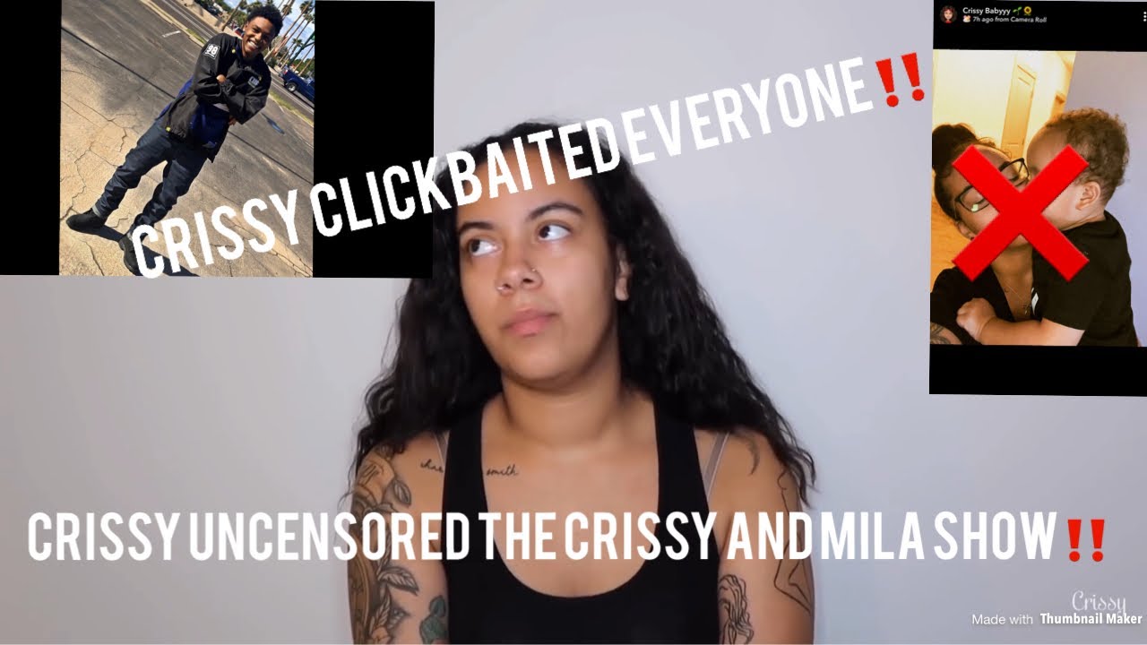 CRISSY ADMITS SHE LIED ON CRISSY UNCENSORED‼️😱