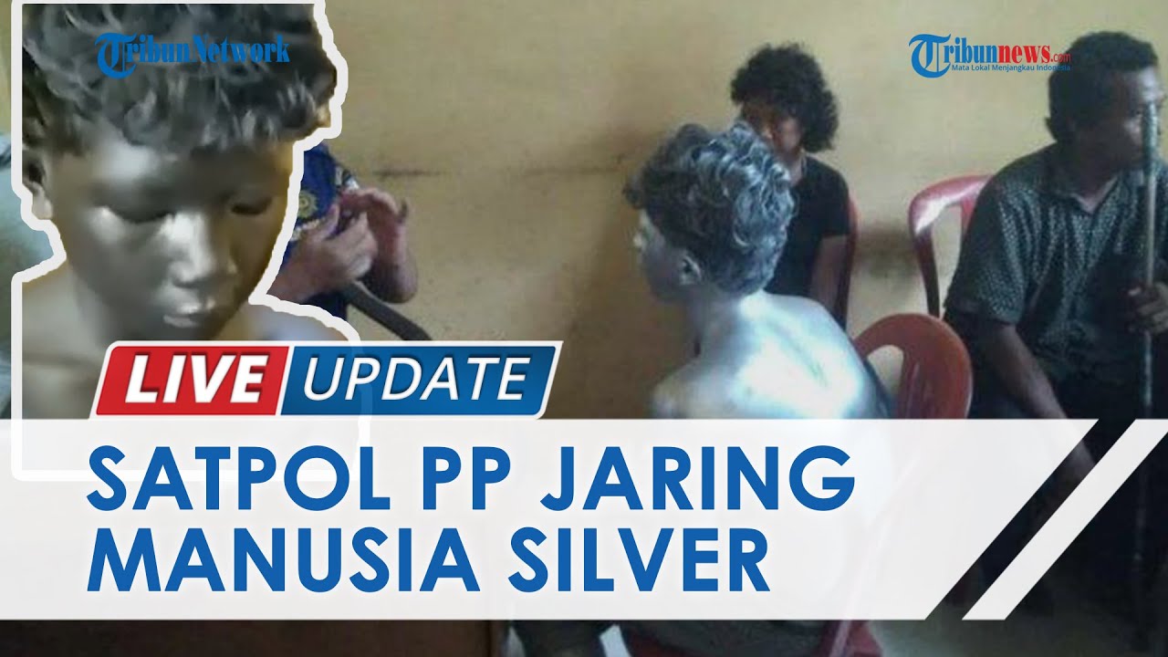 Manusia Silver di Kotabumi Lampung Terciduk Satpol PP, Instruksi Bupati untuk Tertibkan Anak Jalanan