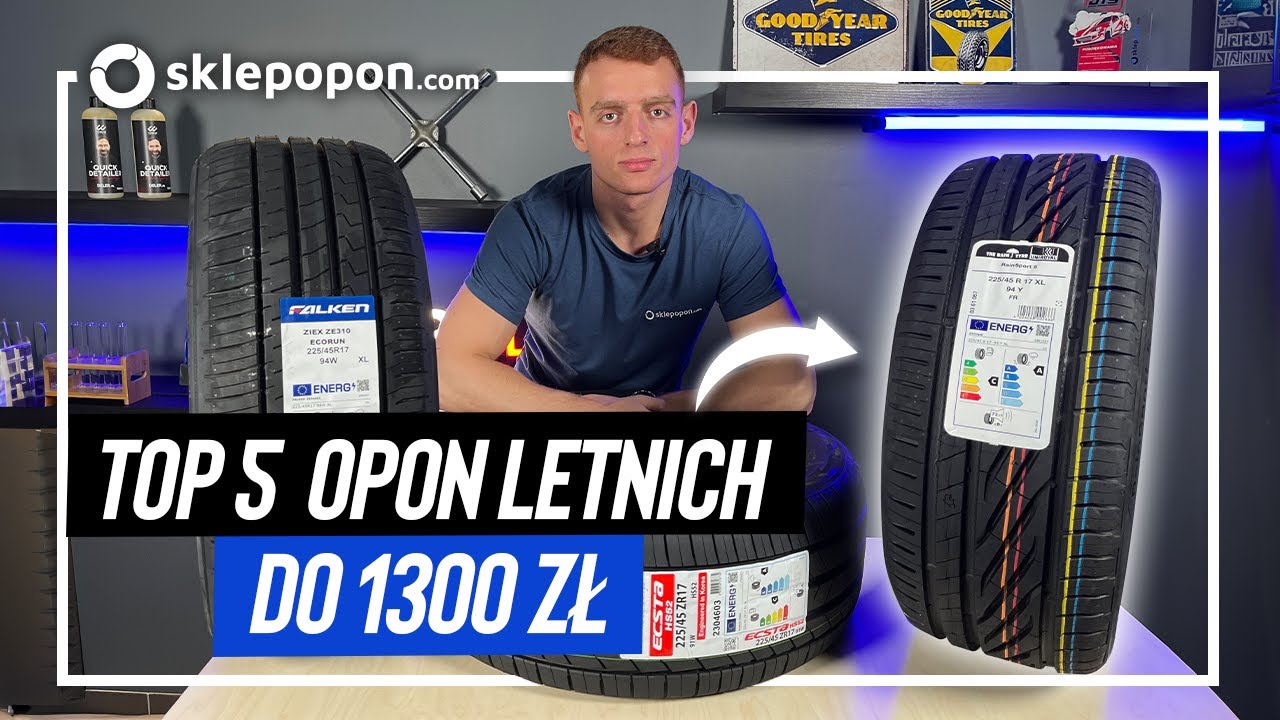 TOP 5 opon letnich klasy średniej w przystępnej cenie