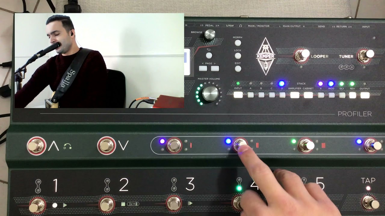 Kemper Stage - Meus primeiros Timbres - Marcos Pedro