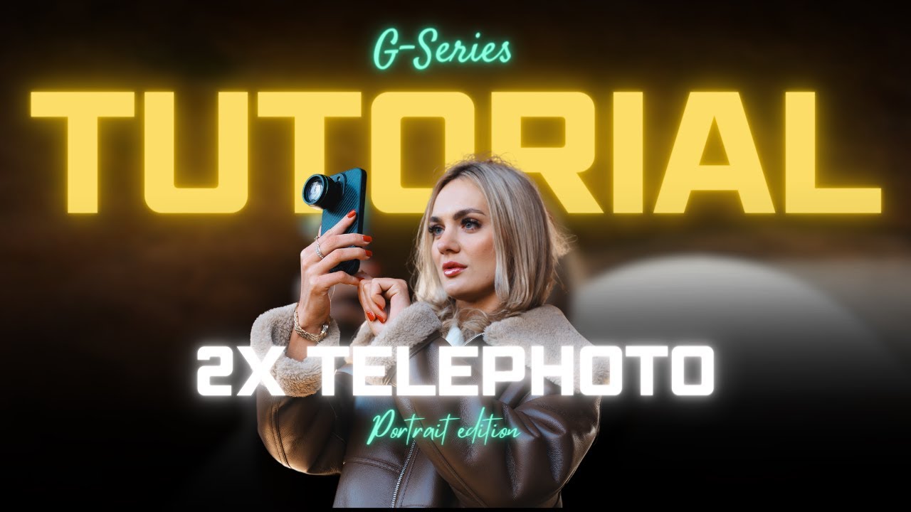 Mastering Portrait Photography on iPhone, with our Telephoto 2x Lens | REEFLEX G-Series Tutorial #1