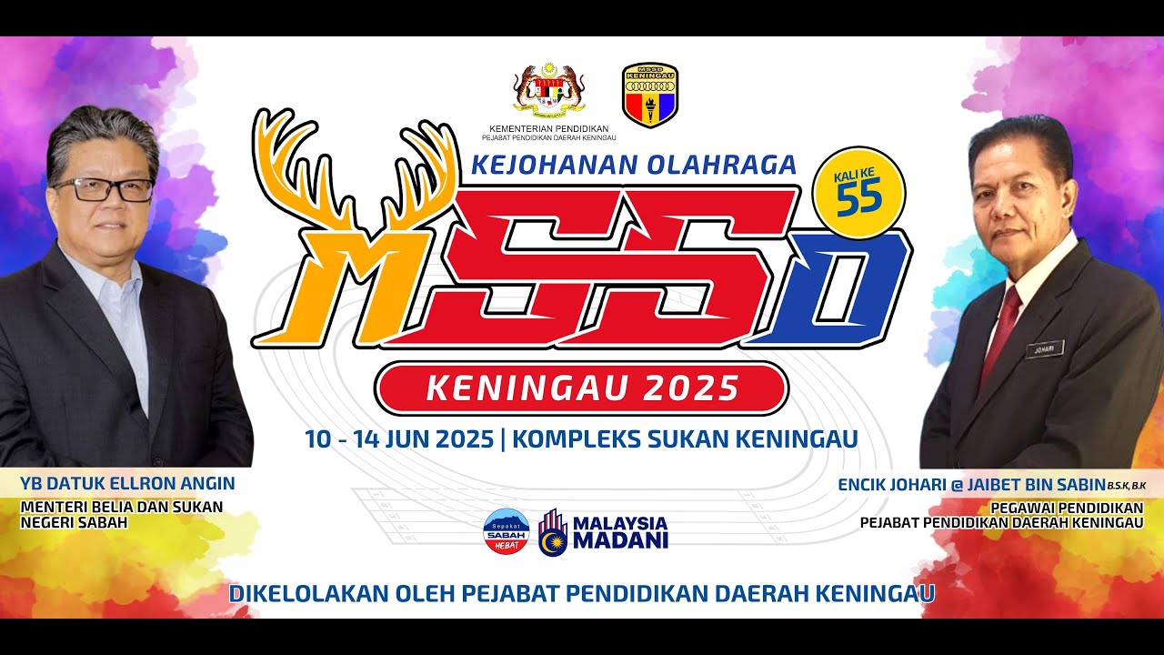 KEJOHANAN OLAHRAGA MSSD KALI KE 55 PERINGKAT DAERAH KENINGAU 2025 ( HARI KE-4)