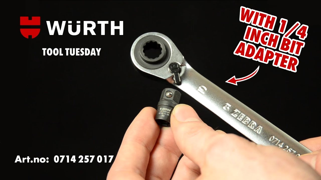 Double Ring Ratchet Wrench with Easy Single Handed Operation