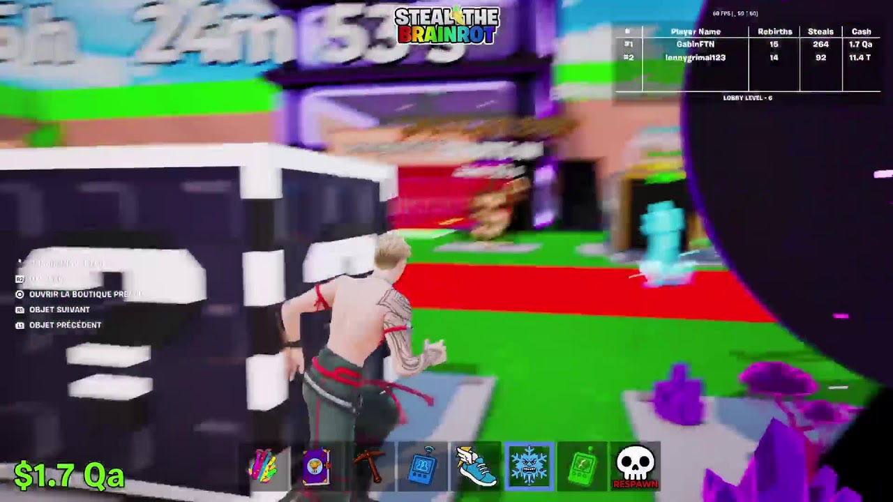 🔴Live Fortnite steel the brainrot admin abuse + traid 😁