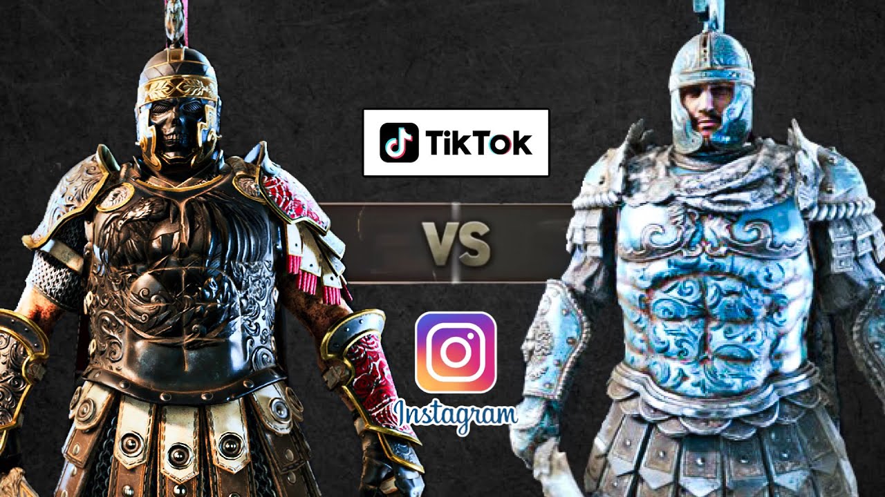 FOR HONOR INSTAGRAMER VS FOR HONOR TIKTOKER!