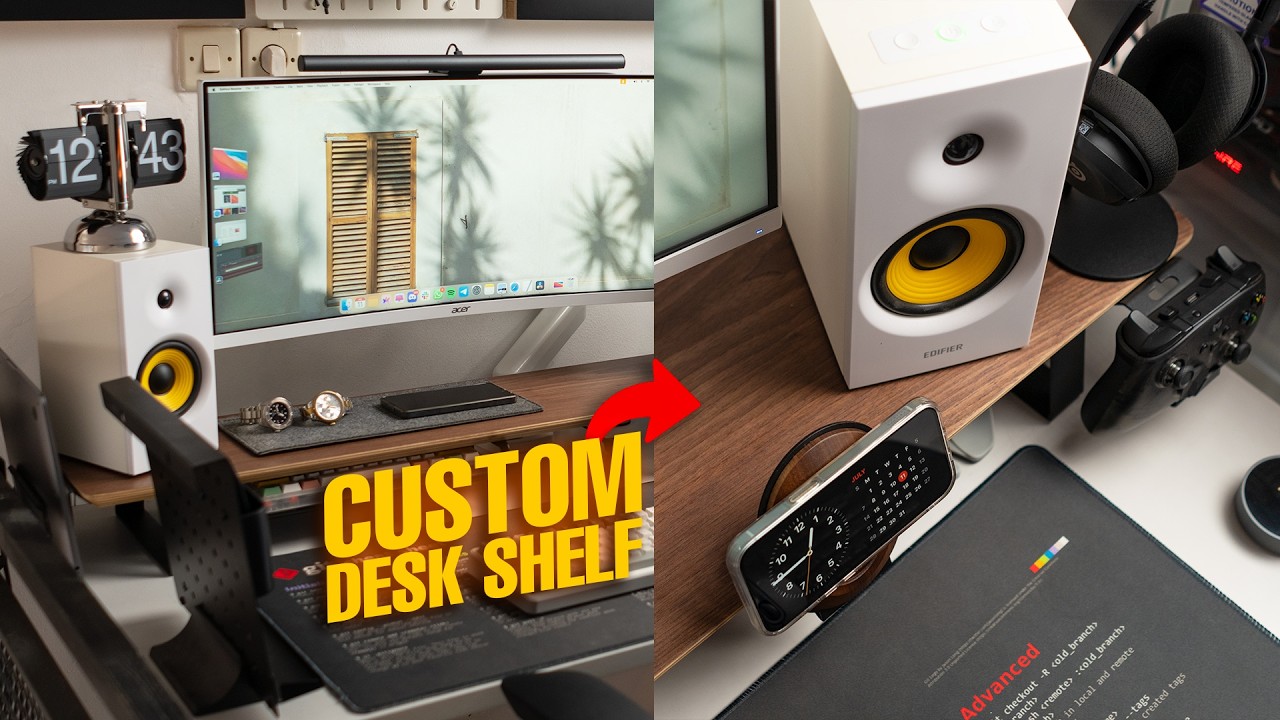 Barang Wajib untuk Setup Meja Kerja | Press Play Nook Desk Shelf Pro