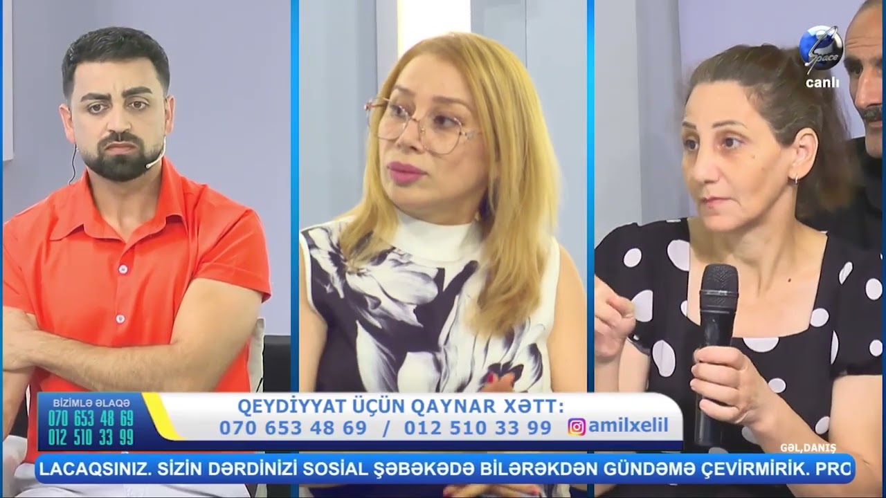 Gəl, Danış Amil Xəlilin təqdimatında I 13 08 2026 SPACE TV