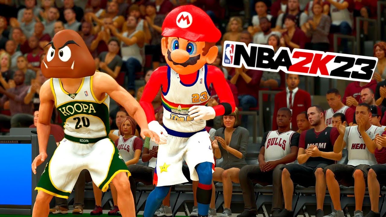 NBA 2K23 On PC: Super Mario Bros vs Bowser's Monsters - Super Mario Bros Mod!