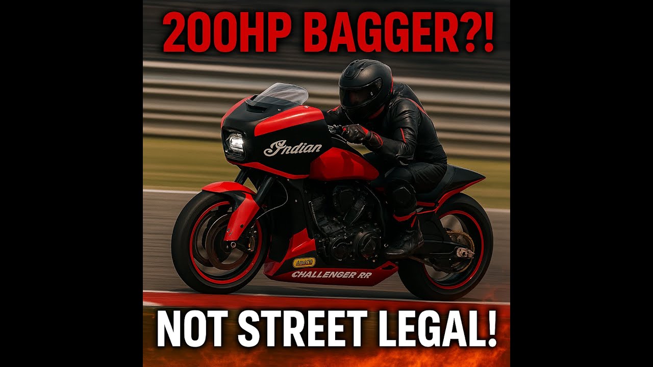 Indian Challenger RR &ndash; 200HP King of the Baggers Race Monster!