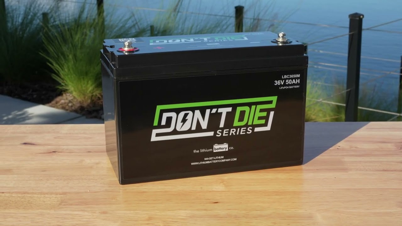 36V 50AH Lithium Trolling Motor Battery - Finally, A REAL Upgrade!