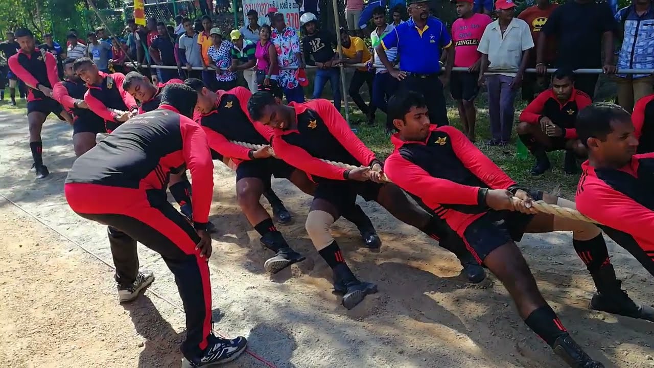 Sri lanka Police vs Sri lanka Navy 640KG Tug of War Battle 