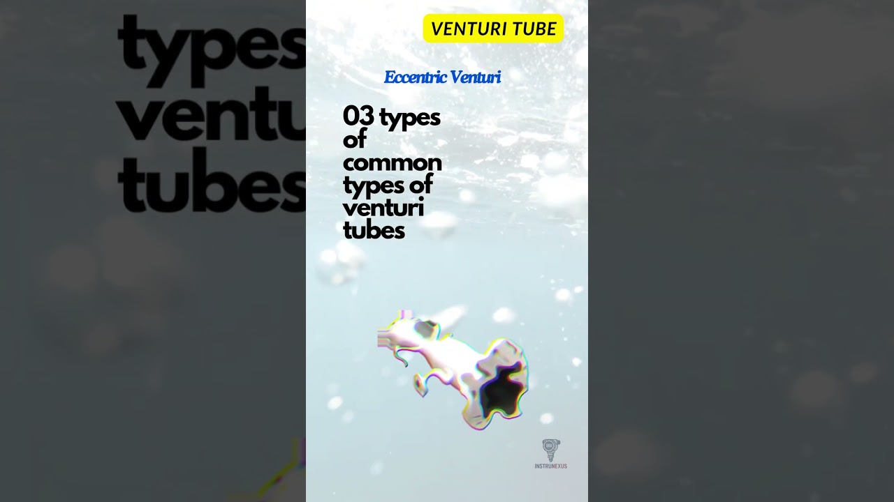 Venturi Tubes Working principle || Types Explained Shorts