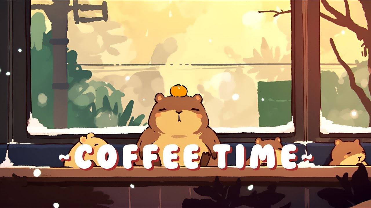 Capybara Music Channel - Chill Beats to Help You Relax ~ Warm Feelings ~ 🦫 ✨ 🌙
