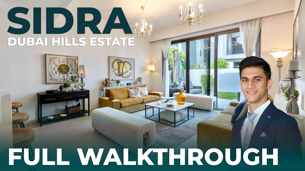 Видеообзор модернизированной виллы Sidra с 3 спальнями в районе Dubai Hills Estate.