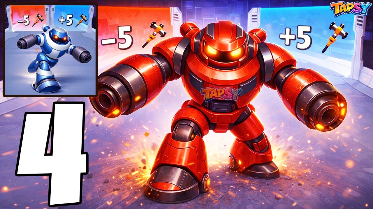 ⚡Robots Run Runner Evolution Gameplay Walkthrough Part 4 – Stronger Robot Forms (Android,iOS)