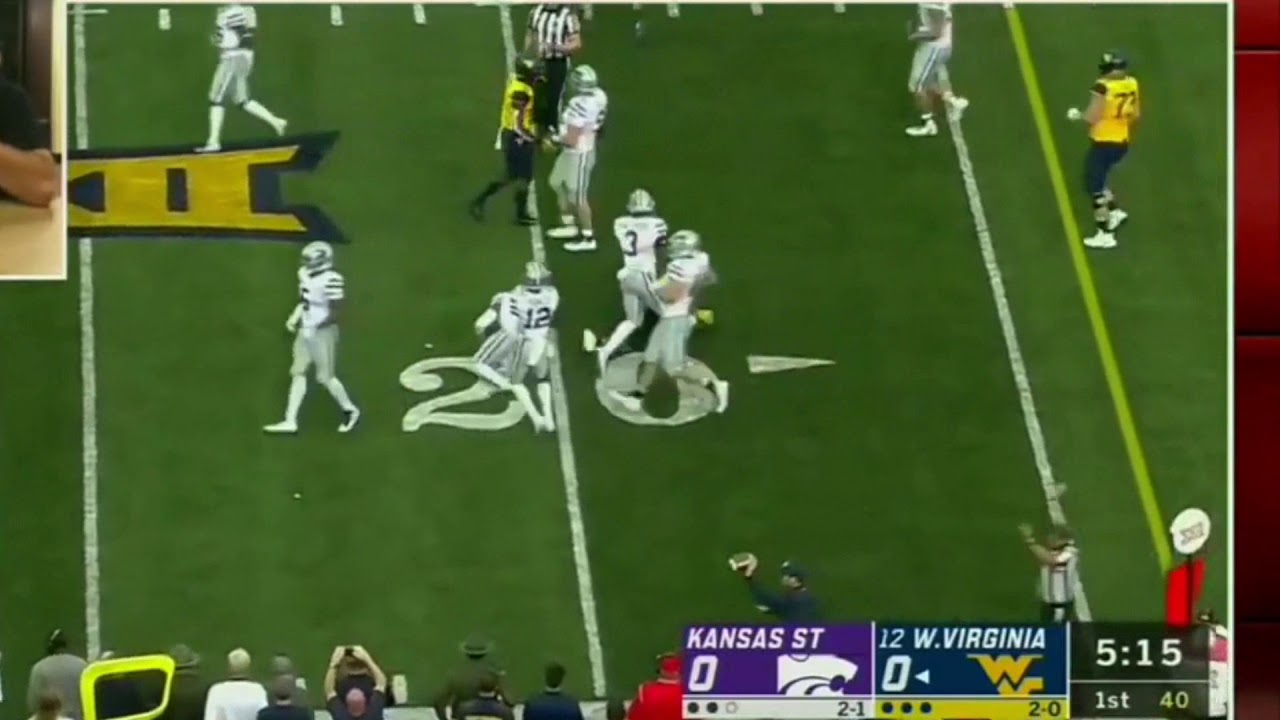 Marcus Simms (WVU WR #8) vs. Kansas State (2018)