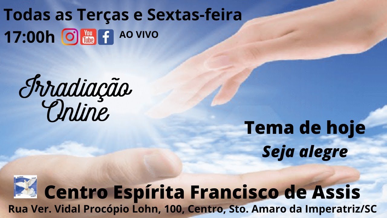 SEJA ALEGRE | Live de Irradiação