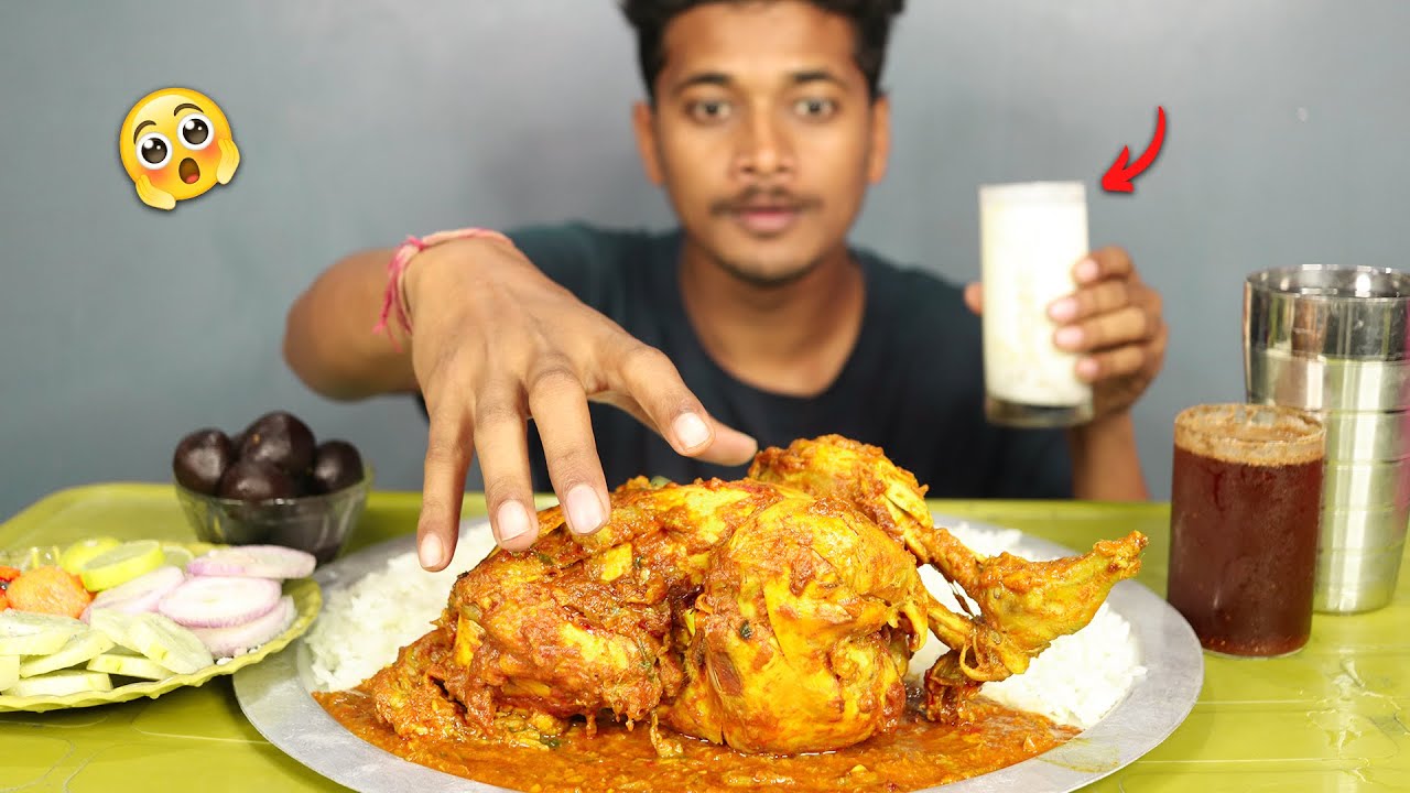 Big Size Full Chiken Eating🤤