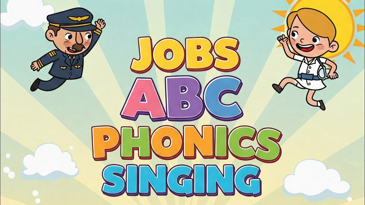ABC Jobs Phonics Song for kids (Fun careers) #abcsong #phonicsfun #forkids