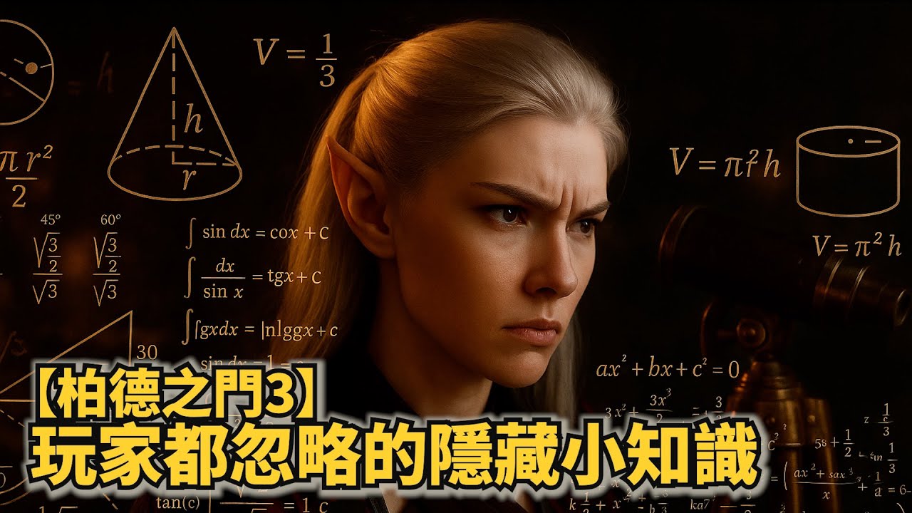 【柏德之門3】你可能不知道的柏德之門3小知識分享 #2