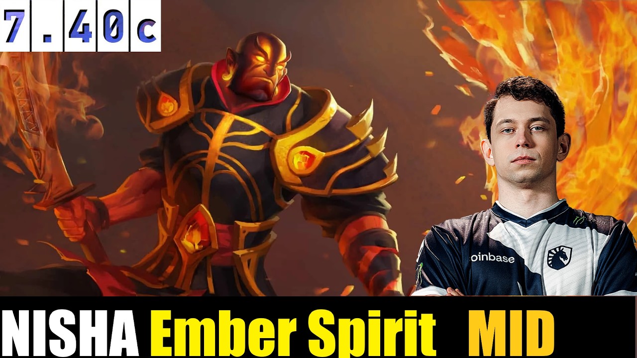 🤯 NISHA [Ember Spirit] MID 7.40c - DOTA 2 HIGHEST MMR MATCH#dota2   #dota2gameplay  #nisha