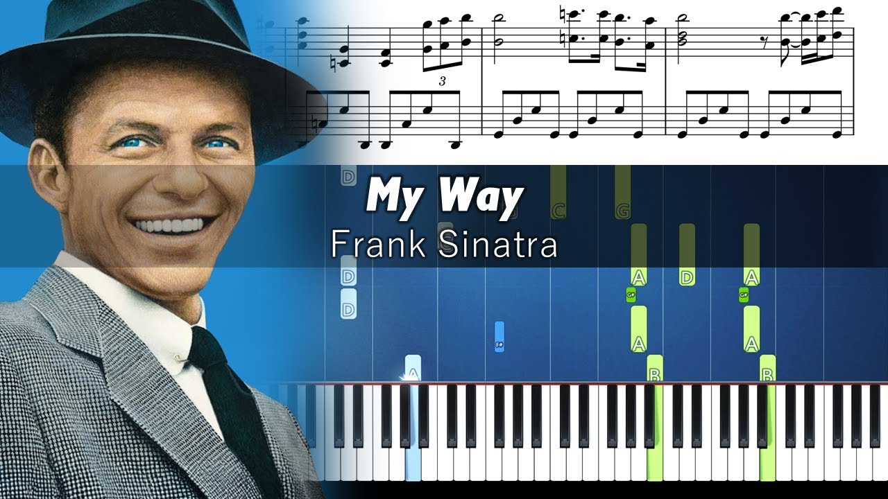 Frank Sinatra - My Way - Piano Tutorial with Sheet Music