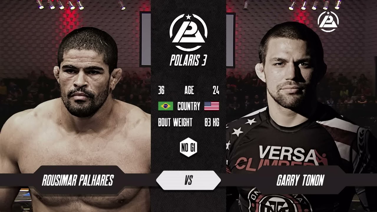 ГЭРИ ТОНОН против РУСИМАРА ПАЛХАРЕСА из UFC | Легендарный БЖЖ, полный матч | ПОЛЯРИС ПРО