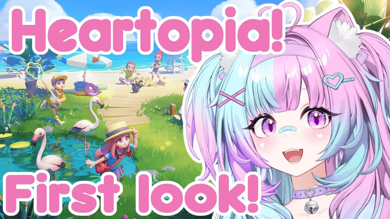 【Heartopia】NEW Cute Life Sim! First Look LIVE!