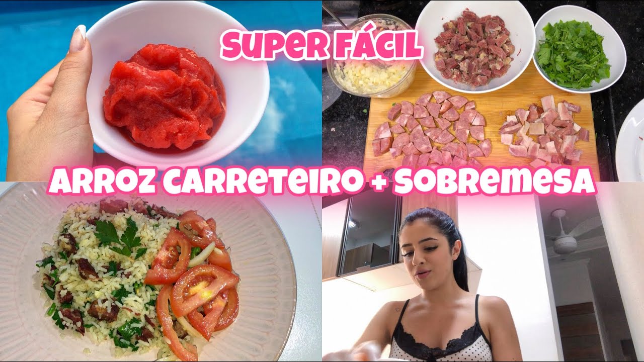 NATI NA COZINHA: ARROZ CARRETEIRO + SOBREMESA SUPER FÁCIL