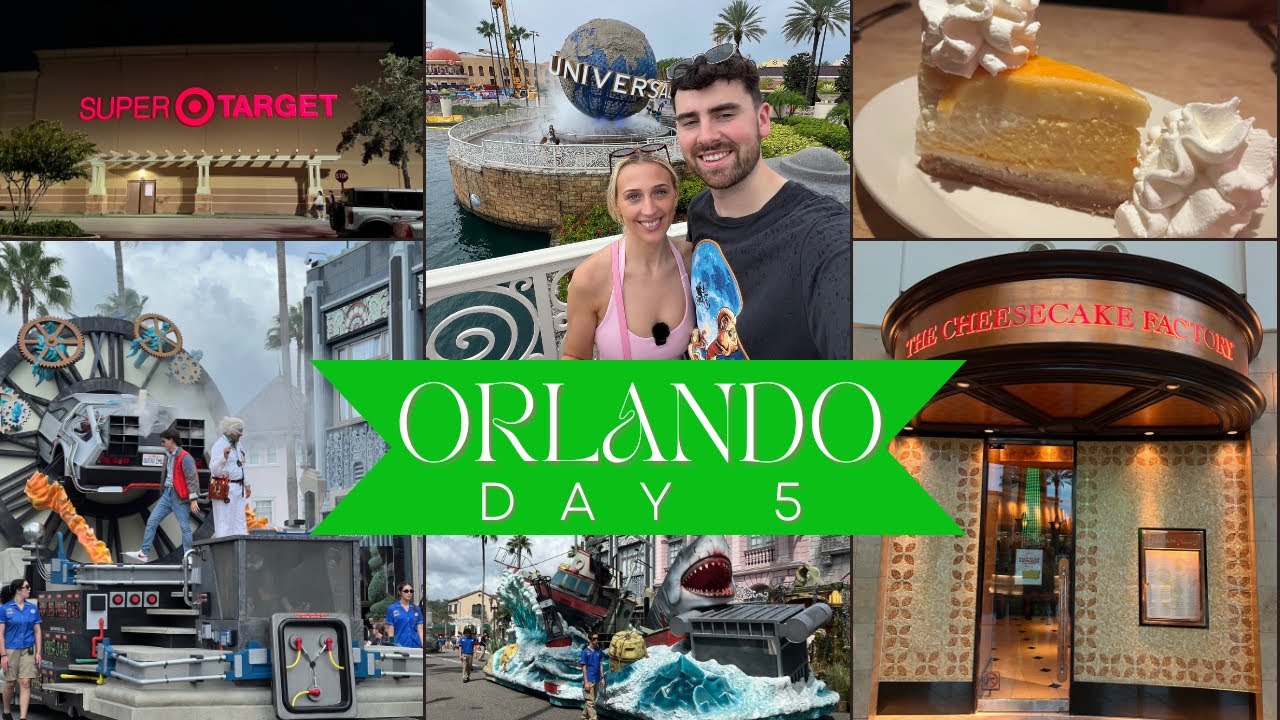 Universal Studios Florida | Cheesecake Factory & Target | Orlando Day 5 