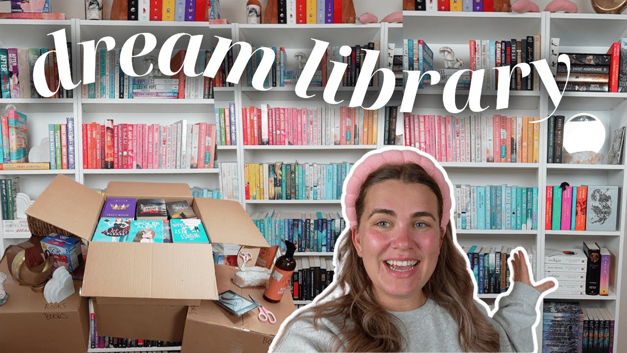 finally organizing my *dream home library* | book collection 2025
