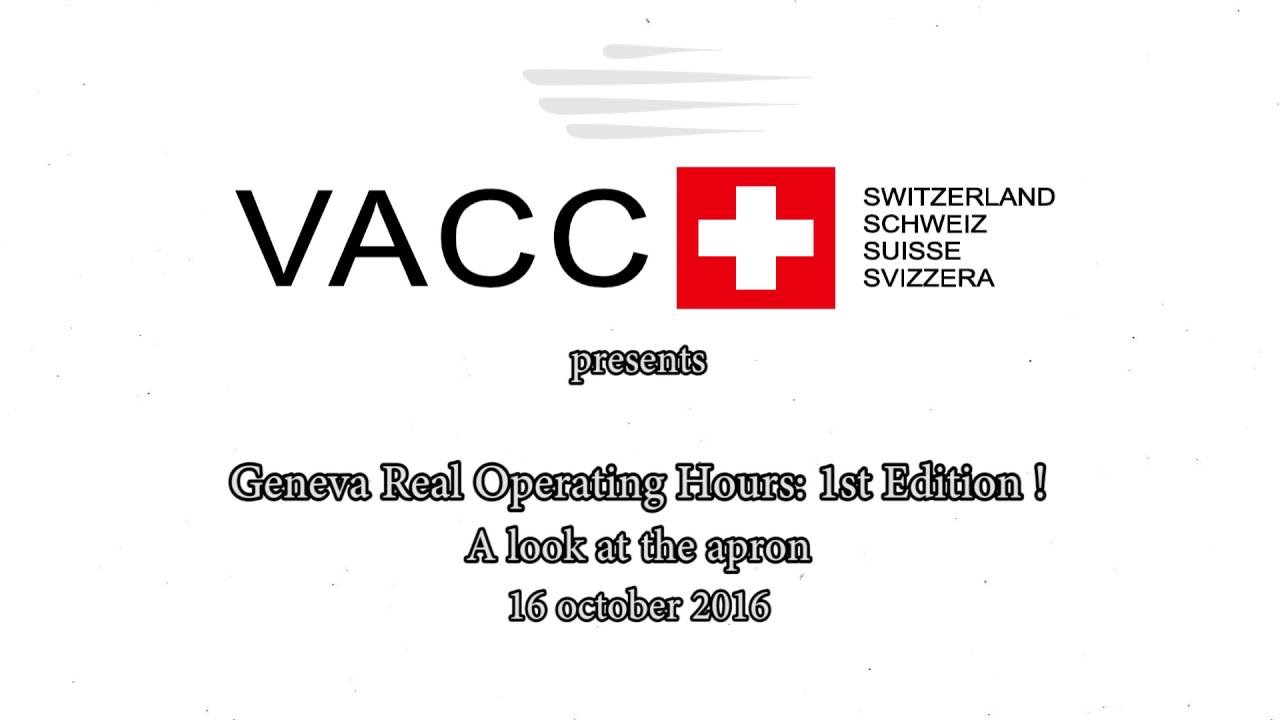 [Vatsim] Geneva Real OPS 2016 - Apron Timelpase